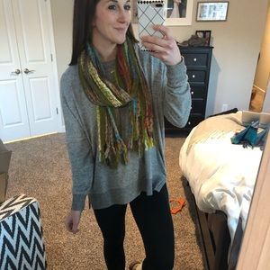Colorful Knit Scarf